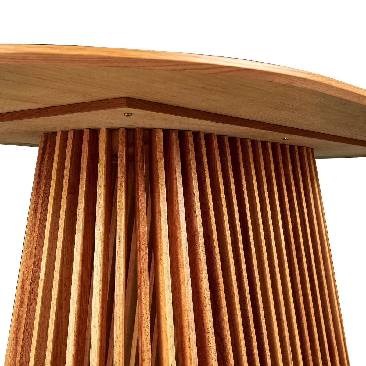 Ovale eettafel met spijlenvoet 200 cm – foto 3