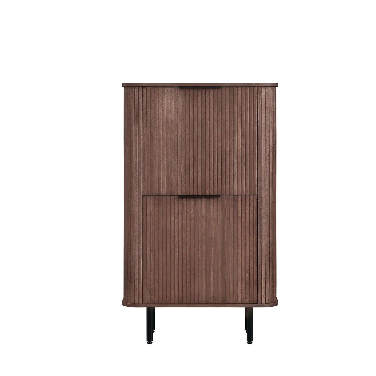 Hoge kast met lamellen en 2 deuren 140 cm – foto 12