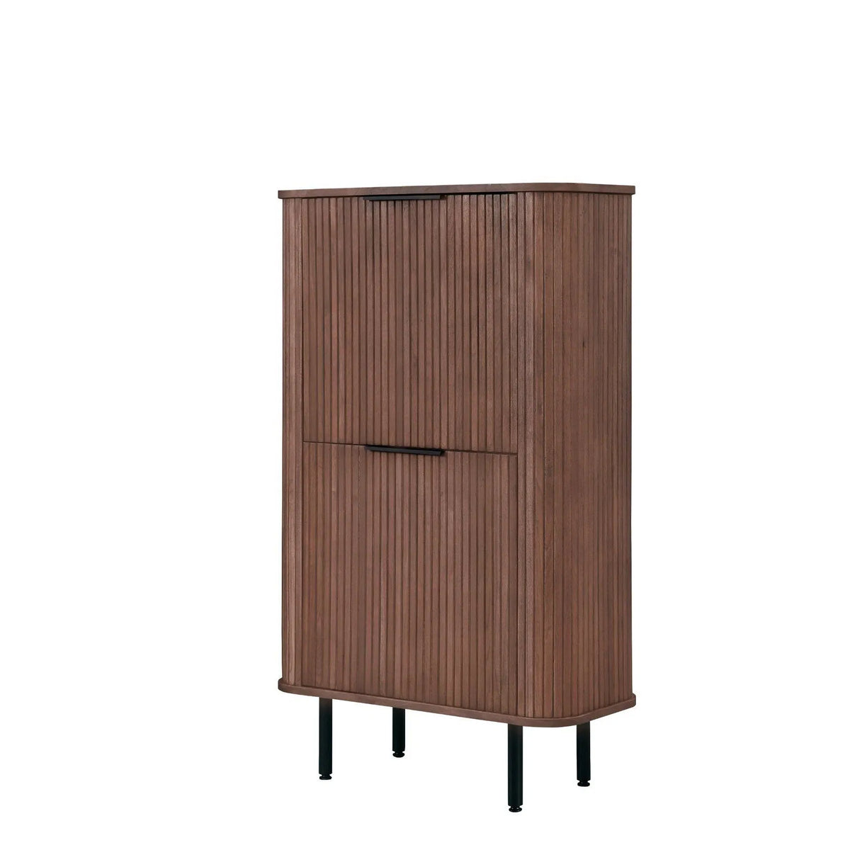 Hoge kast met lamellen en 2 deuren 140 cm – foto 11