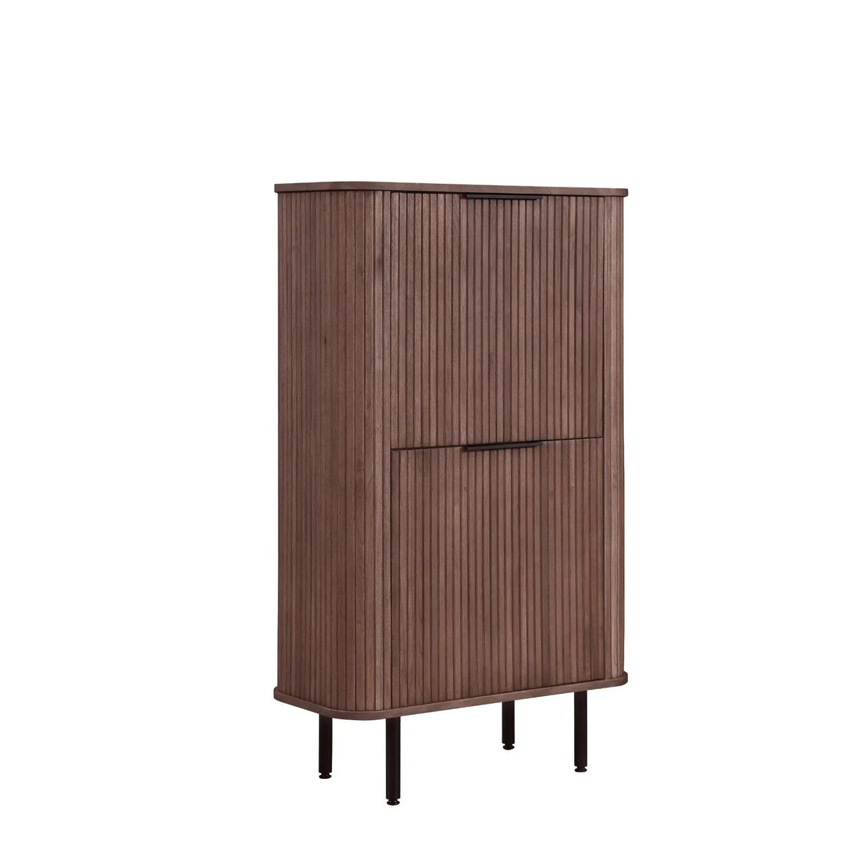 Hoge kast met lamellen en 2 deuren 140 cm – foto 10