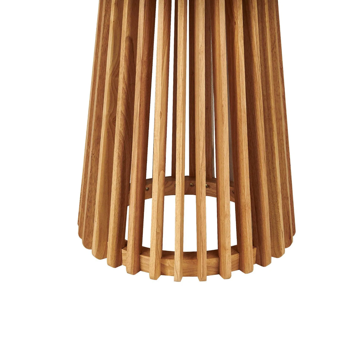 Ronde eettafel met spijlenvoet Ø120 cm – foto 3 – Licht eiken