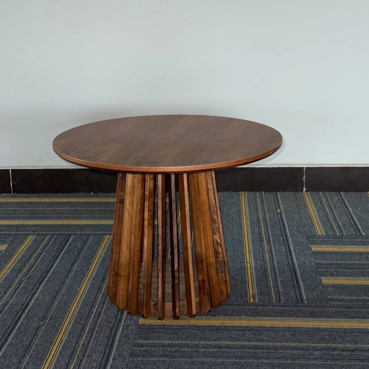 Bijzettafel rond met spijlen 60 cm – foto 5