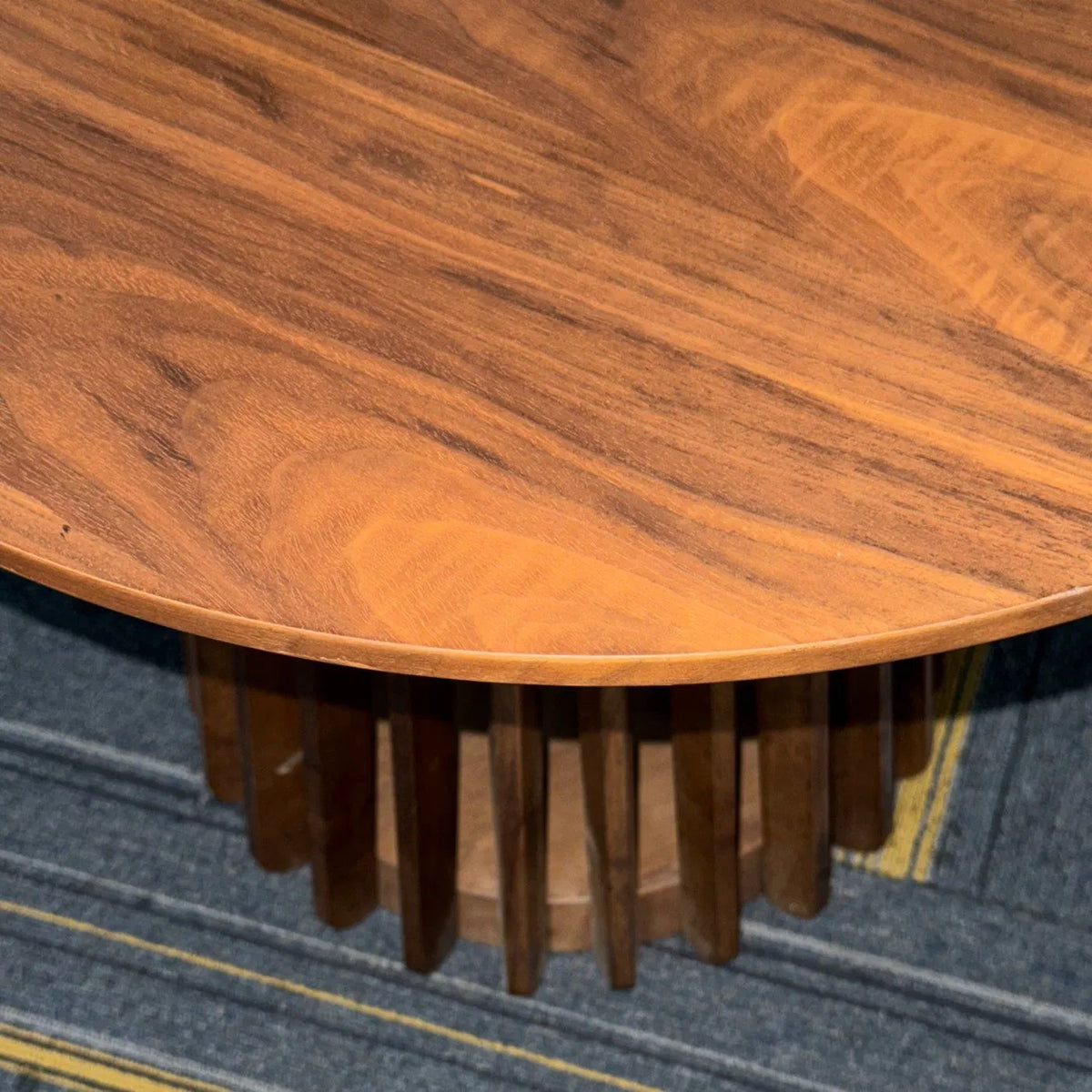 Bijzettafel rond met spijlen 60 cm – foto 2