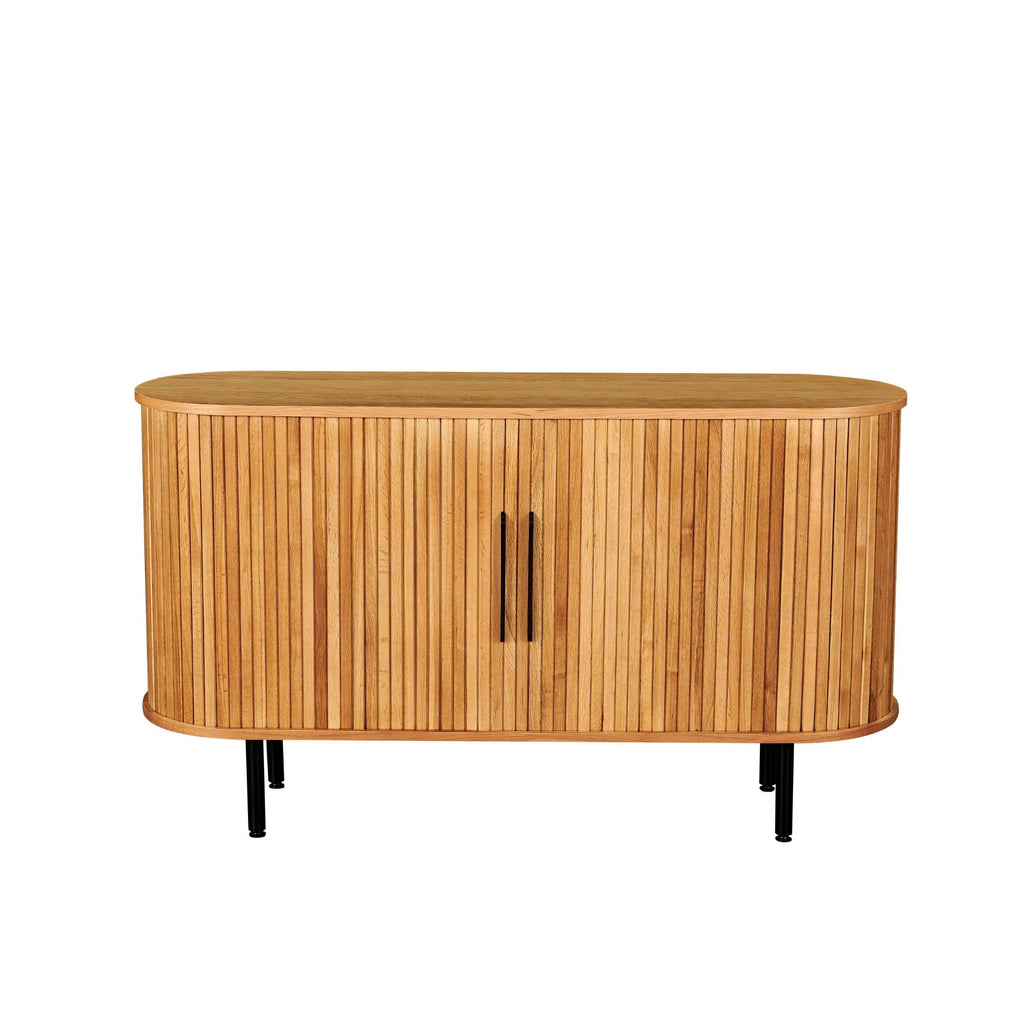 Dressoir afgerond 140 cm – foto 5 – Licht eiken