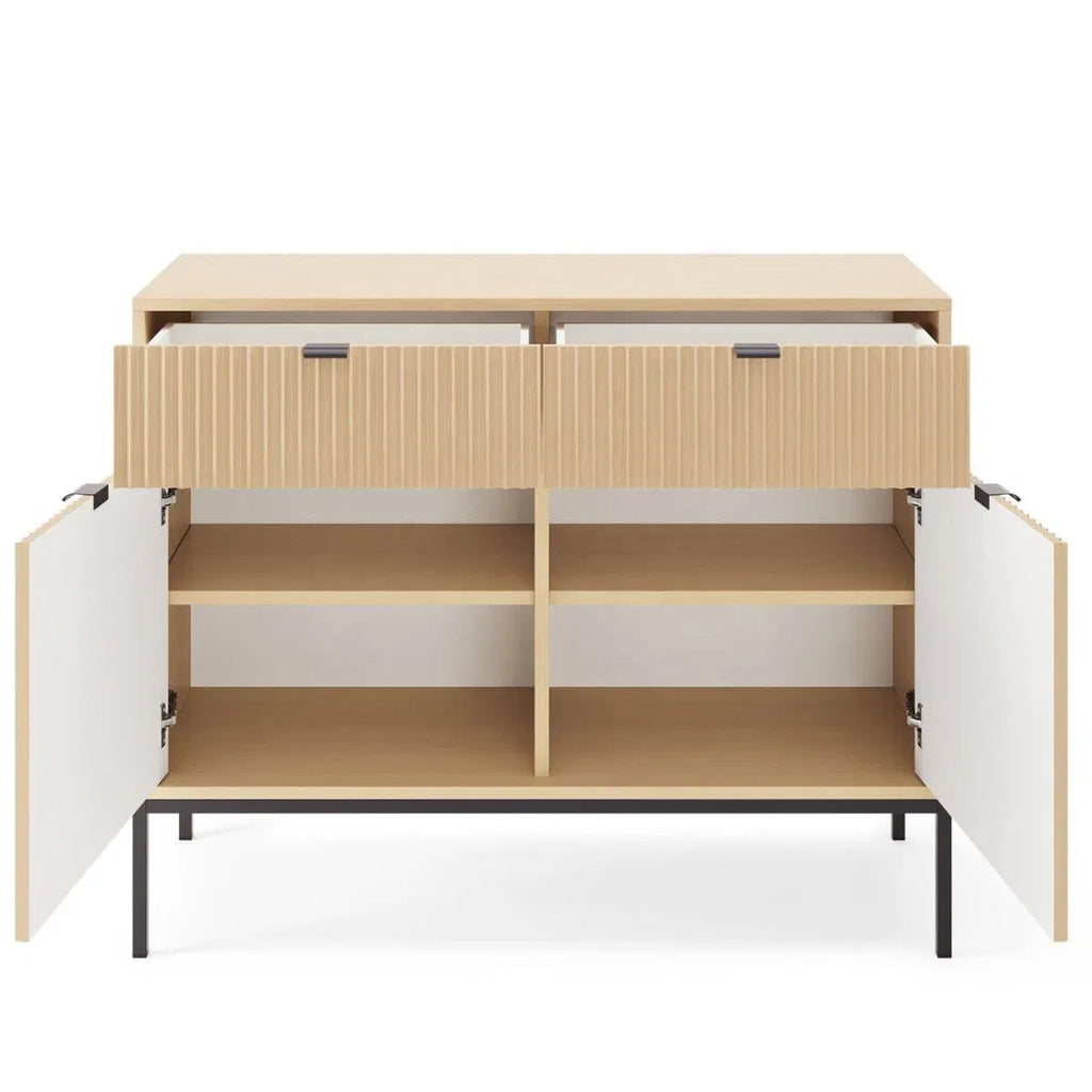 Dressoir ribbel 90 cm met 2 lades – foto 10