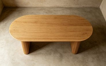 Eettafel ovaal 220 cm – foto 2 – Licht eiken