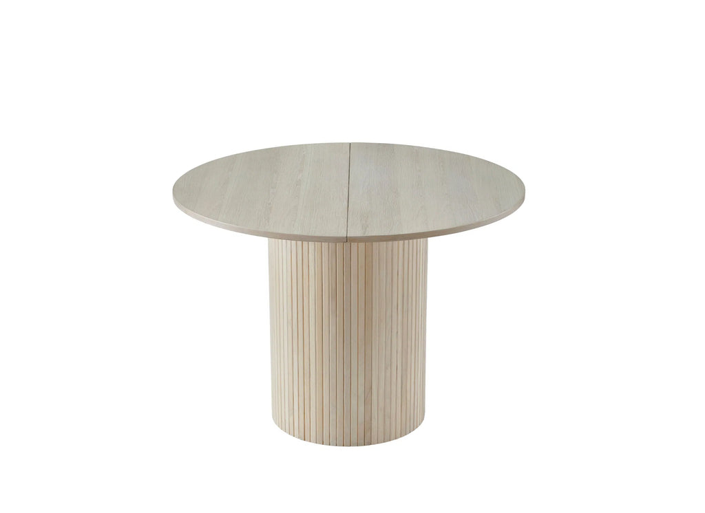 Ronde eettafel uitschuifbaar 120–156 cm – foto 1