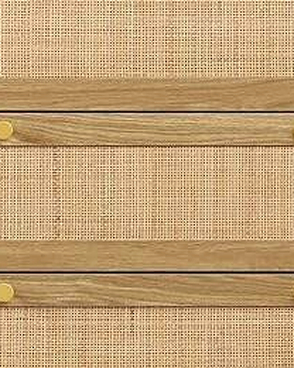 Span ladekast rotan 6 lades – close-up van het materiaal – Naturel