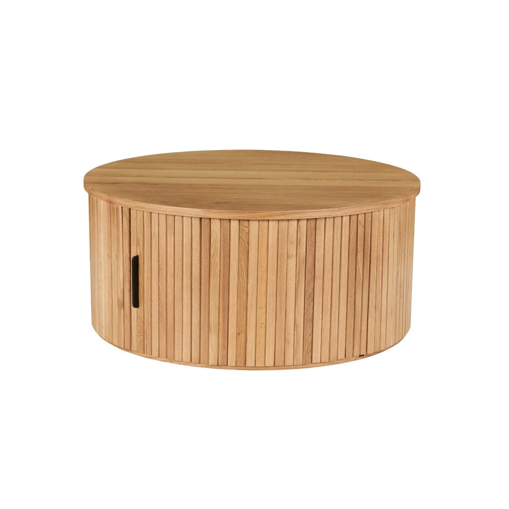 Salontafel rond met opbergruimte 80 cm – foto 5