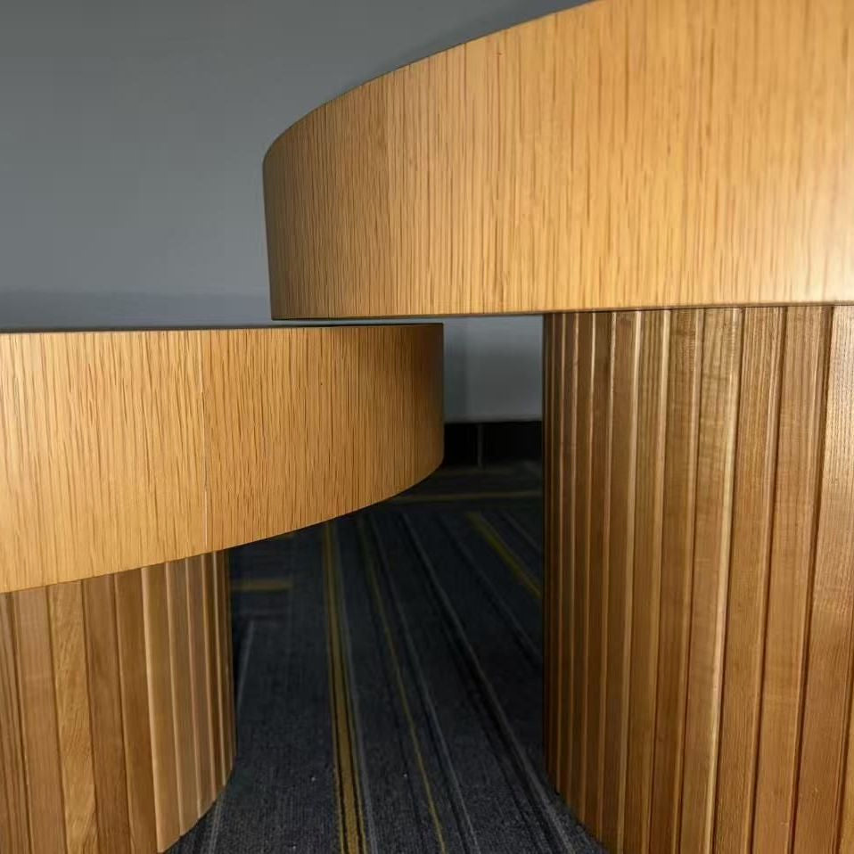 Salontafel rond op zuil 75 cm – foto 10