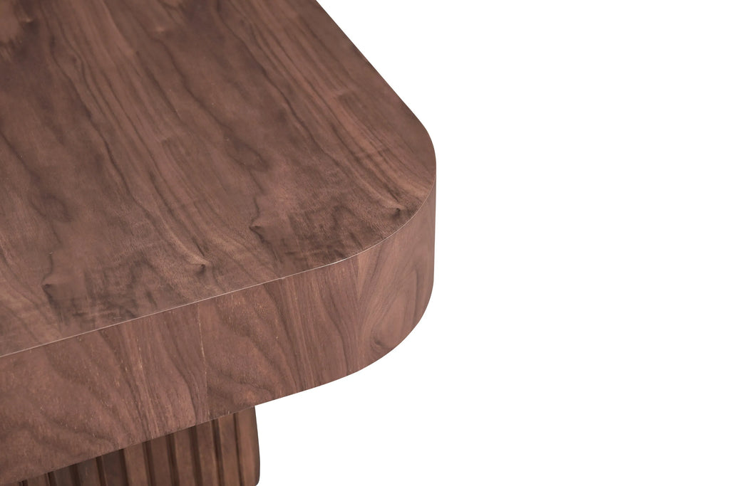 Salontafel vierkant op ribbelvoet 80 cm – foto 4