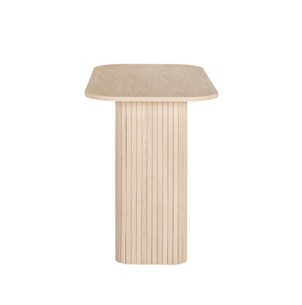 Sidetable op zuilen 100 cm – foto 5 – Licht eiken